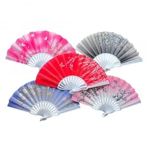 Plastik Kumaş Yelpaze 12 li Karışık OB-049