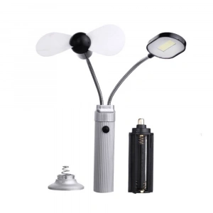 Şarjlı Pervaneli Mıknatıslı LED Masa Lambası (WT-093)