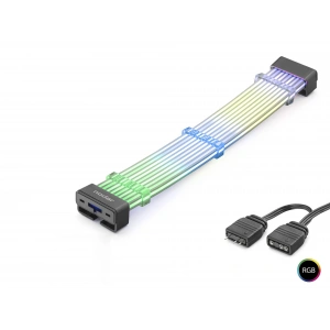 Silikon Işıklı Bükülebilir Argb Light Board 28 Pin - Siyah ND2803