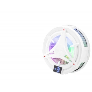 Telefon Soğutucu Fan (Manyetik,Isı Göstergeli,Rgb - Beyaz HDX4380)