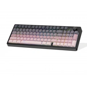 QTr Klavye (Şarjlı,3 Mode, Rgb, Sessiz, 95 Tuş, Pembe - G518YP)