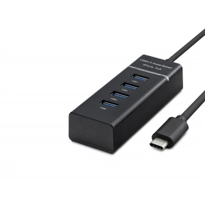 Type-C 3.0 Hub (4 Port, 5 Gbps, Siyah - HDX7045)