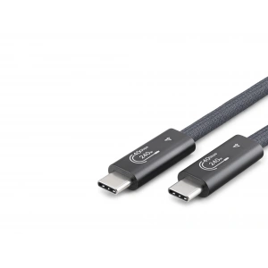 Type-C Şarj Ve Data Kablosu 0.5 Mt (Usb4, 40 Gbps, 240W, 8K, 60 Hz,  Siyah - HDX7885)