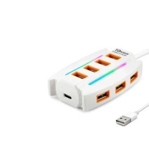 Usb Hub (10xUSB) 1.2M Beyaz HDX7037