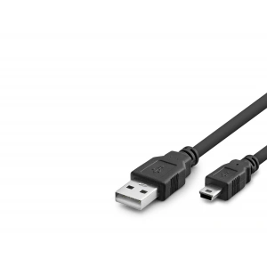 USB Mini V3/5Pin To Usb Kablo 50 cm (Siyah - HDX7524)