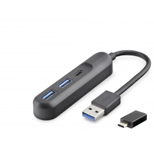USB Type-c 3.2 Gen1 Hub (3 Port, 5 Gbps, Siyah - U35G05)