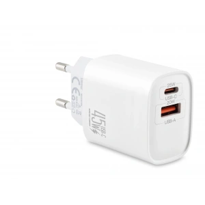 USB Type-c Çift Çıkışlı Hızlı Şarj Adaptörü (45W, Beyaz-ND1013)