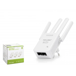 Ağ Genişletici Wifi Repeater / Router / Ap 300 Mbps (Beyaz LV-WR47D4Q)