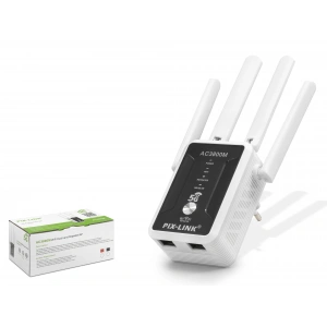 Ağ Genişletici Wifi Repeater - Router / Ap Ac3800 Dual Band (Siyah Beyaz LV-AC32Q)