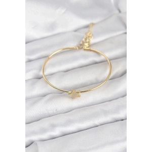 Yıldız Model Gold Renk Kadın Bileklik