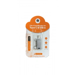 ZR967 Type-C Usb 2İn1 Card Reader