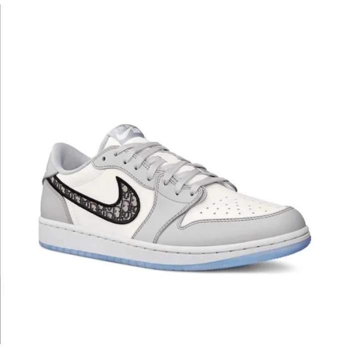 Nike Air JORDAN 1 Low X Dior White Grey