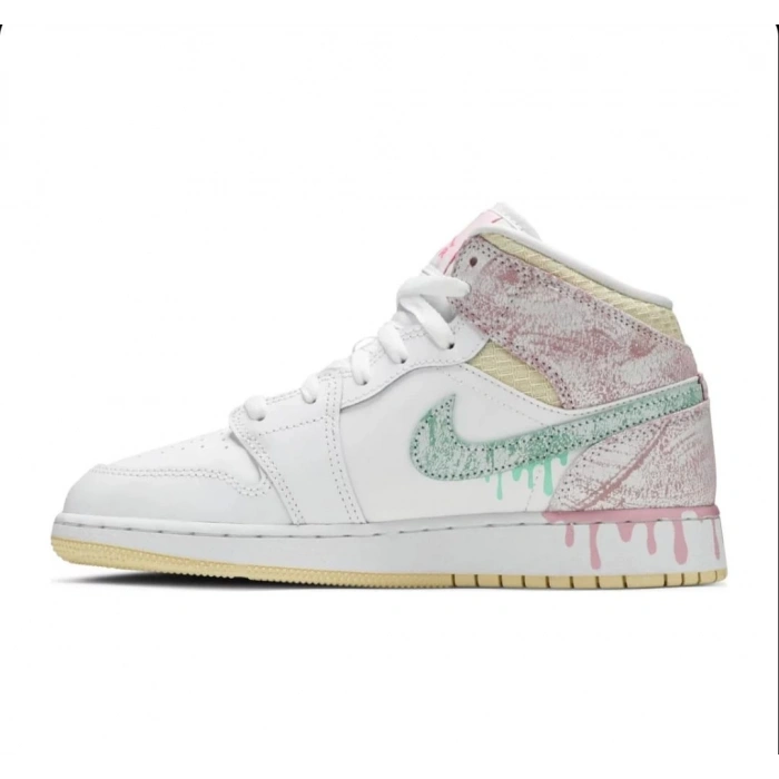 Nike Air Jordan 1 Mid Paint Drip