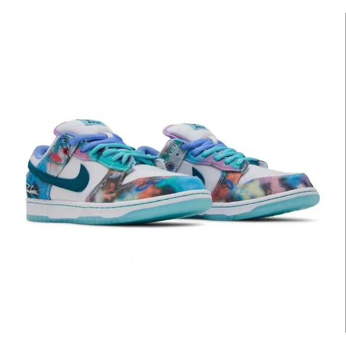 Nike Sb Dunk Low Bleached Aqua Futura Laboratories