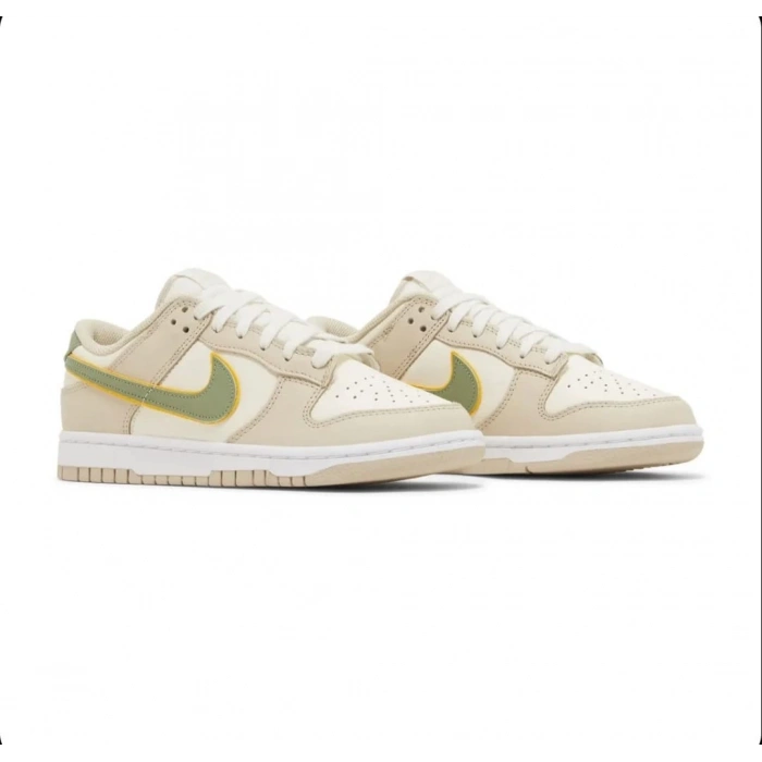 Nike Wmns Dunk Low Pale Ivory Oil Green