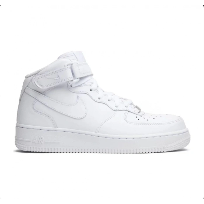 Nike Air Force 1 Mid 07 Leather Triple White