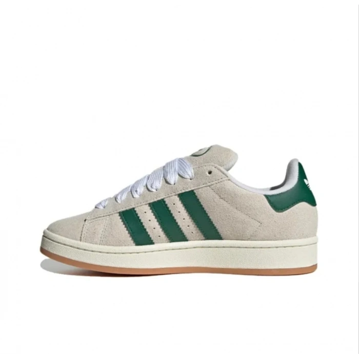 Adidas Campus Crystal White Dark Green