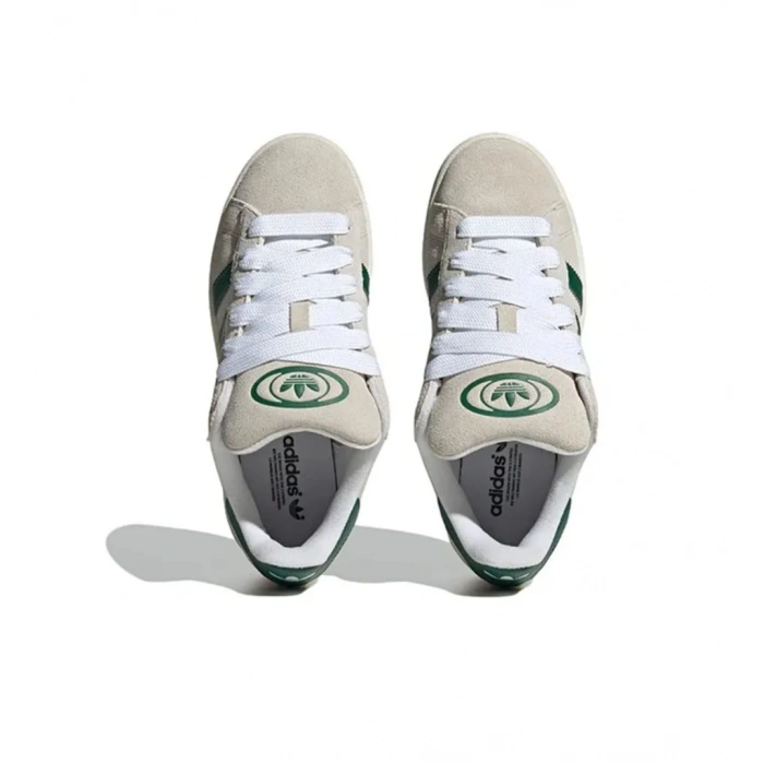 Adidas Campus Crystal White Dark Green