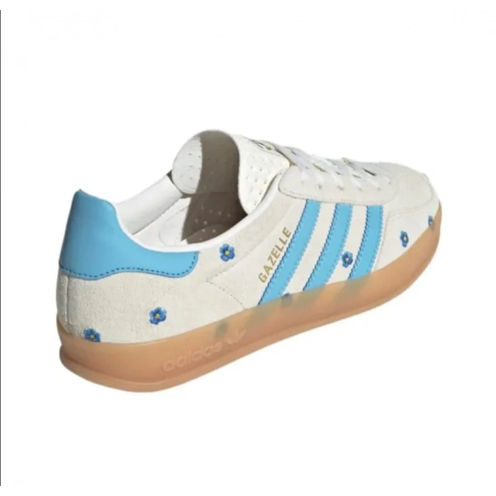 Adidas Gazelle Indoor Floral White Blue