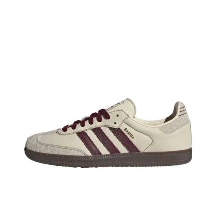 Adidas Samba Og Wonder White Maroon Womens