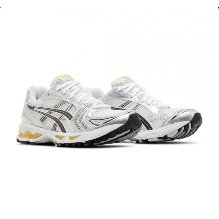Asics Gel Kayano 14 White Tai-Chi Yellow