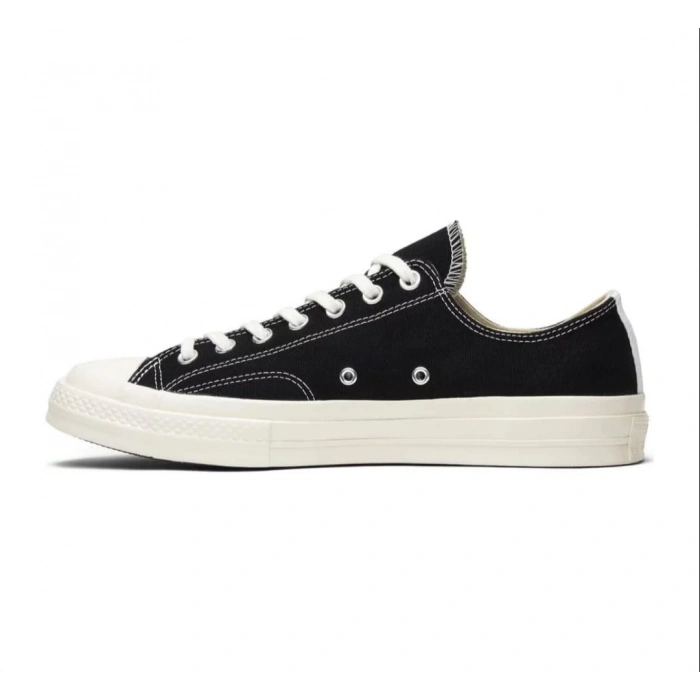 Converse Comme des Garcons x Chuck Taylor All Star Low Play Black White