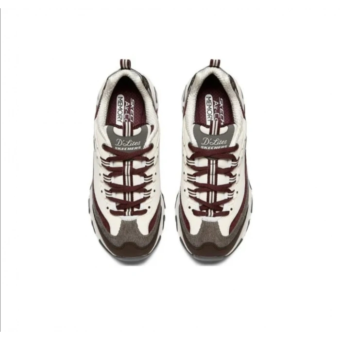 Skechers DLites 1.0 Wine Red Brown
