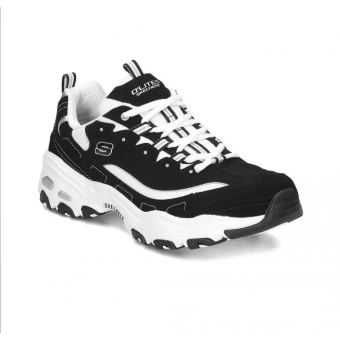 Skechers DLITES Daddy Shoes White Black