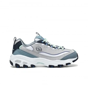 Skechers D Lites 1.0 Low Running Shoes Grey/Blue