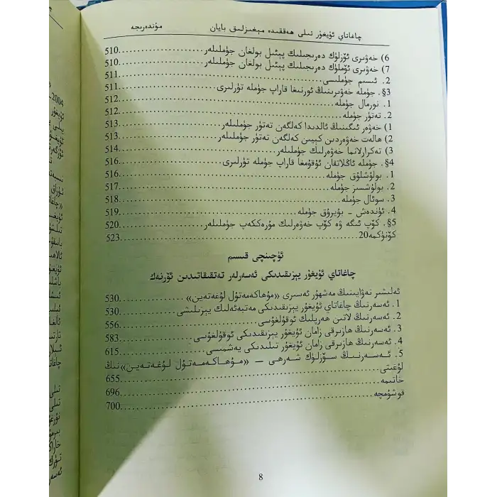 چاغاتاي ئۇيغۇر تىلى ھەققىدە مېغىزلىق بايان