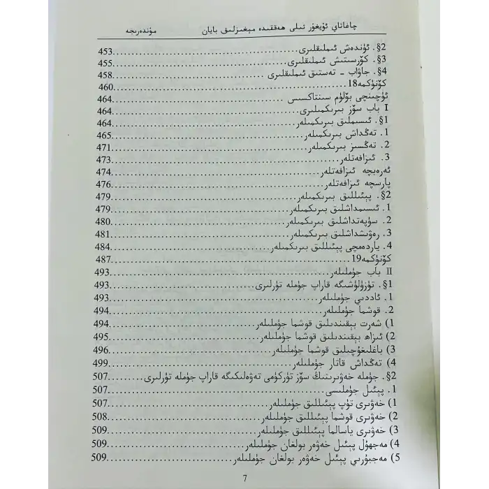 چاغاتاي ئۇيغۇر تىلى ھەققىدە مېغىزلىق بايان