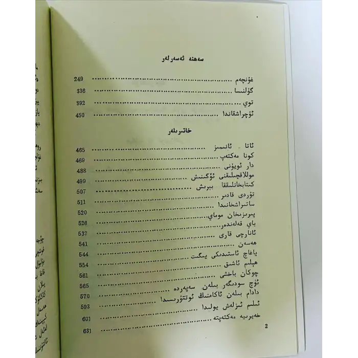 زۇنۇن قادىر ئەسەرلىرى