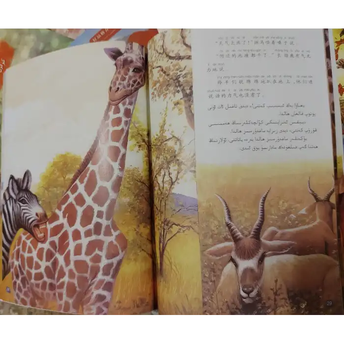 ياخشى پەزىلەت يېتىلدۈرۈشكە ئائىت قوش تىللىق رەسىملىك كىتابلار - دوستلار ئارا