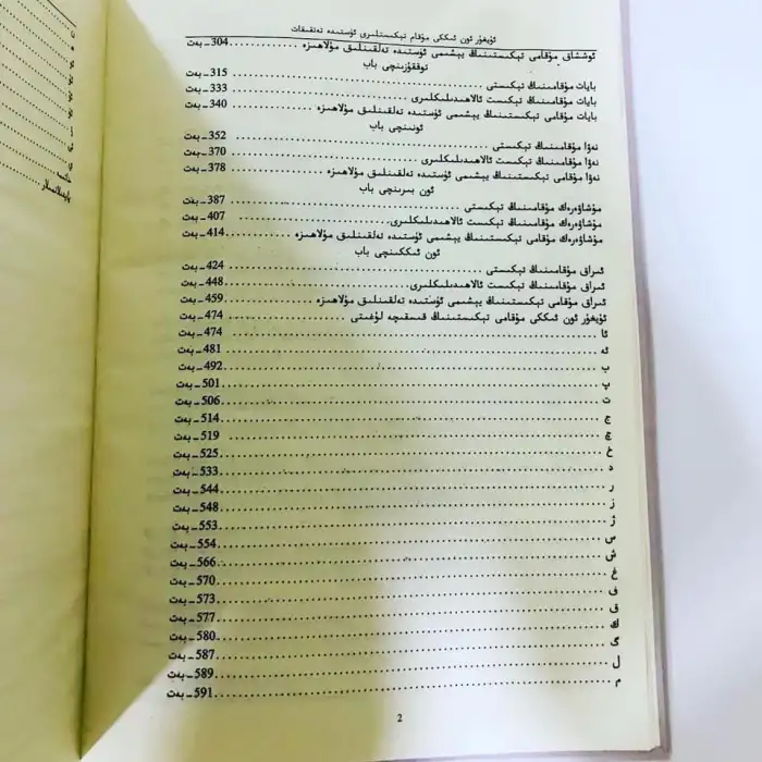 ئۇيغۇر ئون ئىككى مۇقامى تېكىستلىرى ئۈستىدە تەتقىقات