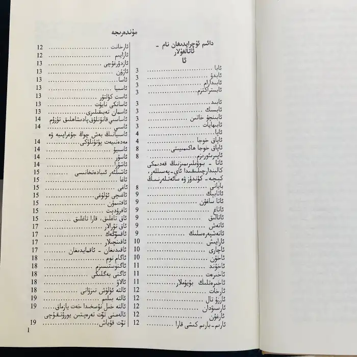 An annotated glossary of terms common in Uyghur classical literature