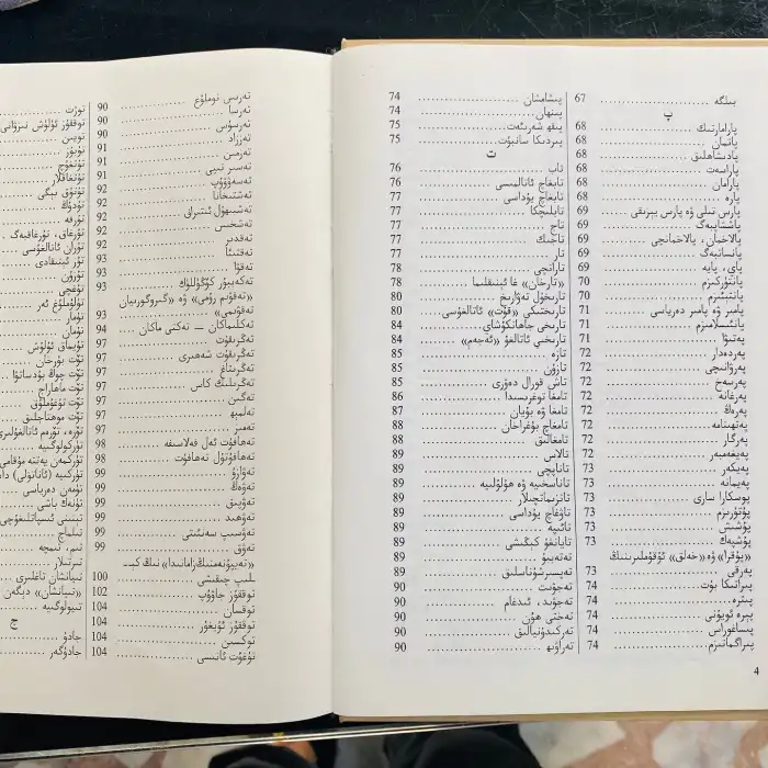 An annotated glossary of terms common in Uyghur classical literature