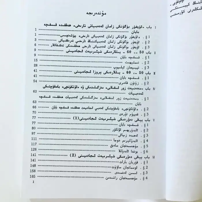 History of modern Uyghur literature