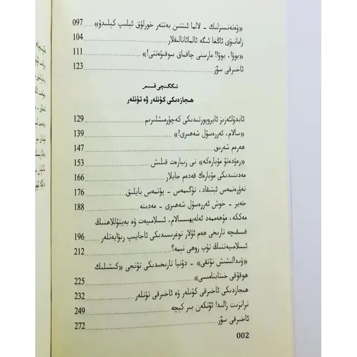 چەتئەلدىكى كۈنلەر ۋە تۈنلەر