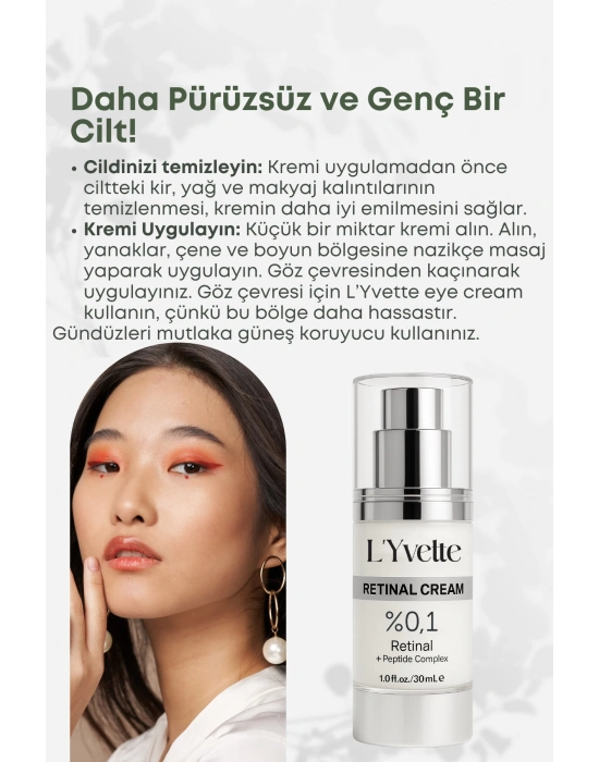 %0.1 Retinal Içeren Yaşlanma, Kırışıklık Karşıtı, Onarıcı Ve Gençleştirici, Leke Kremi