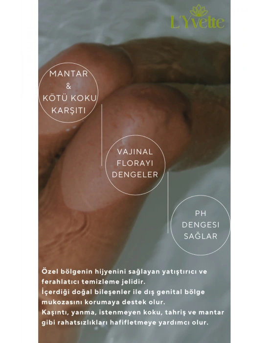 Genital Bölge Intim Temizleme Köpüğü Koku, Mantar Karşıtı Sıkılaştırıcı Etkili Bakım Köpüğü 150 ml