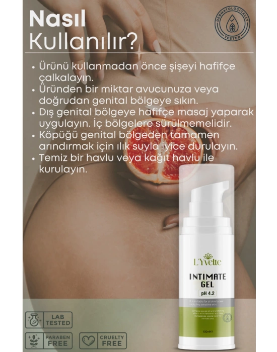 Genital Bölge Intim Temizleme Köpüğü Koku, Mantar Karşıtı Sıkılaştırıcı Etkili Bakım Köpüğü 150 ml