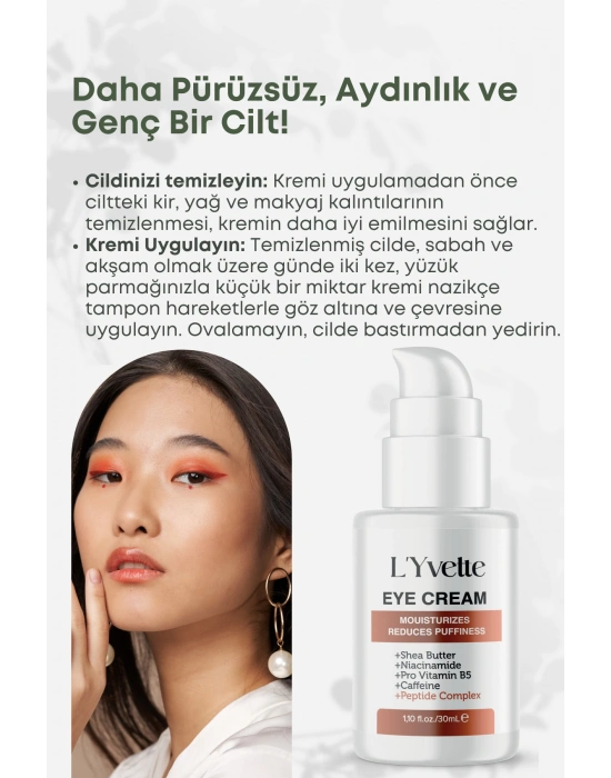 Peptit Complex Göz Altı Torbası, Göz Çevresi Morluk Ve Ince Çizgi Karşıtı, Aydınlatıcı Gözaltı Kremi