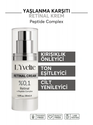%0.1 Retinal Içeren Yaşlanma, Kırışıklık Karşıtı, Onarıcı Ve Gençleştirici, Leke Kremi
