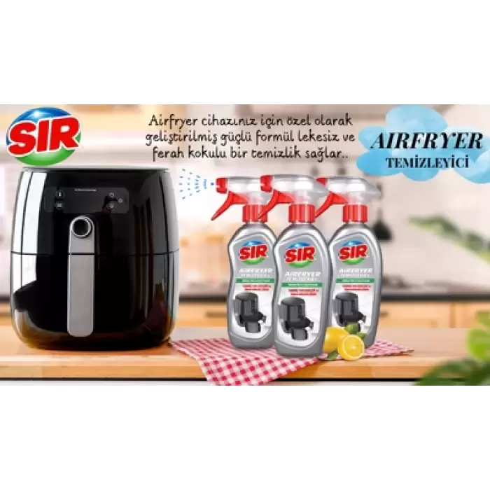 Airfryer Temizleyici 250ml - 1 Koli 12 Adet