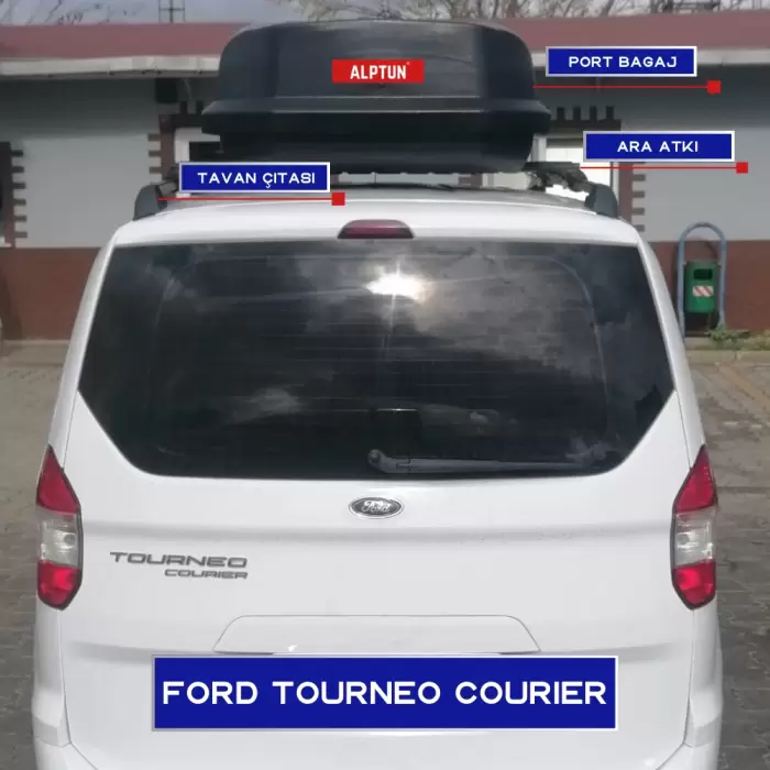 Ford Courier Tavan Çıtası 2014ten > 2023 Modellere Uyumludur I SİYAH