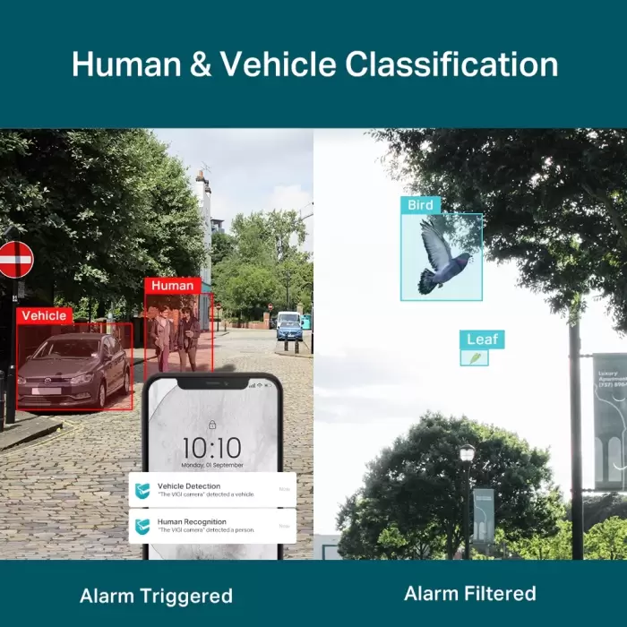 TP-LINK VIGI C320I (4mm) 2MP Dış Mekan IR Ağ Kamerası - İnsan ve Araç Sınıflandırması - Akıllı Algılama