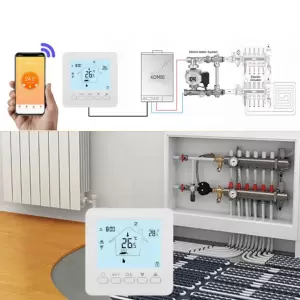 Akıllı Wİ-Fİ Kombi Termostatı - Kablolu - Dijital