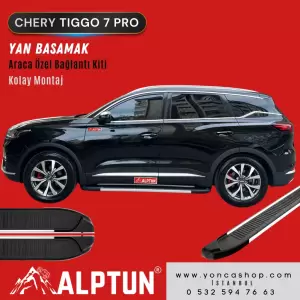 Chery Tiggo 7 Pro Yan Basamak - 2022 - 2023 - 2024 + Uyumlu