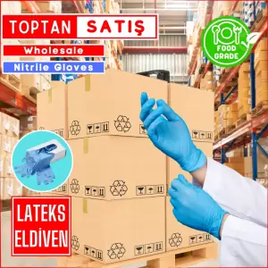 Nitril İş Güvenliği Eldiveni I S-M-L Bedenler