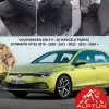 Volkswagen Golf 8 Havuzlu Paspas Takımı 2019dan > 2024 Modellere Uyumludur